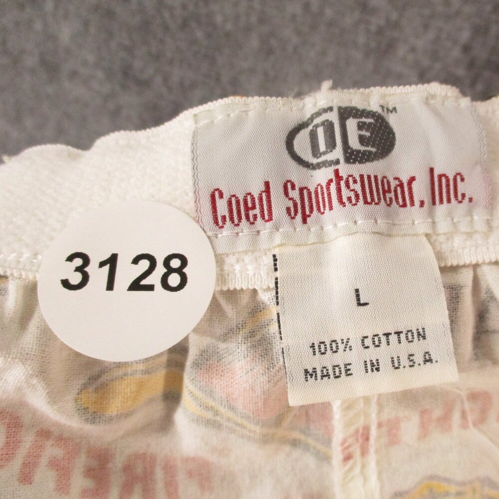 Vintage 80s COED NAKED SPORTSWEAR Shorts Mens Fireman Fighter Logo Boxers - Picture 3 of 8